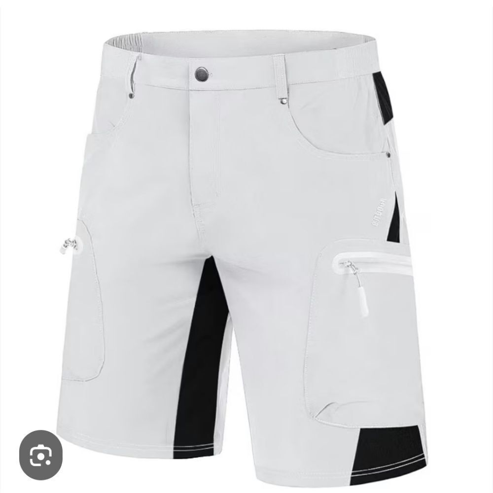 Men's Hiking Cargo Shorts 10" with Zipper Outdoor 40
